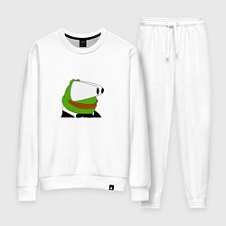 Костюм хлопковый женский Booba Pepe, цвет: белый