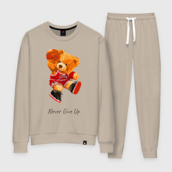 Женский костюм Никогда не сдавайся - мишка баскетболист