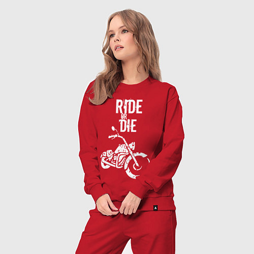 Женский костюм Ride or Die винтаж / Красный – фото 3