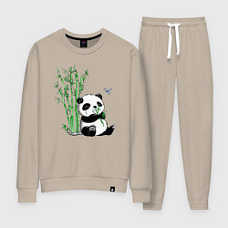 Женский костюм Панда бамбук и стрекоза