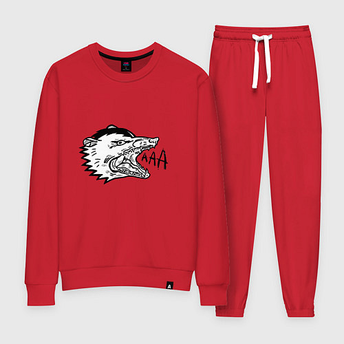 Женский костюм Орущий опоссум / Красный – фото 1