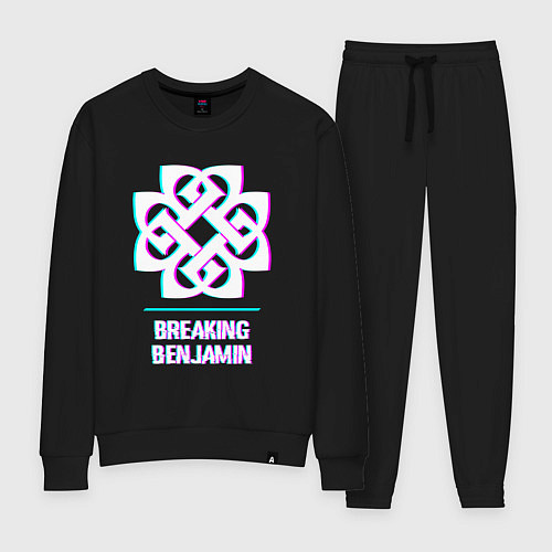 Женский костюм Breaking Benjamin glitch rock / Черный – фото 1