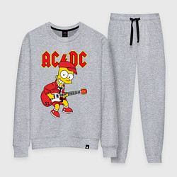 Женский костюм AC DC Барт Симпсон