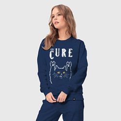 Костюм хлопковый женский The Cure rock cat, цвет: тёмно-синий — фото 2