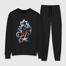 Костюм хлопковый женский Dragon Ball - Son Goku - neon, цвет: черный