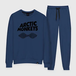 Костюм хлопковый женский Arctic Monkeys, цвет: тёмно-синий