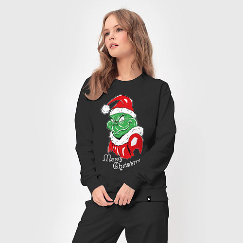 Женский костюм Merry Christmas, Santa Claus Grinch / Черный – фото 3