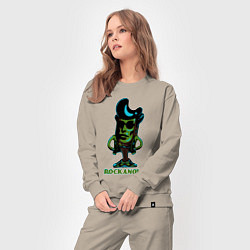 Костюм хлопковый женский Зажигай сейчас, цвет: миндальный — фото 2