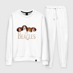 Костюм хлопковый женский The Beagles, цвет: белый