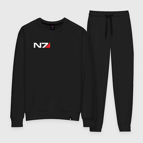 Женский костюм Логотип N7 / Черный – фото 1