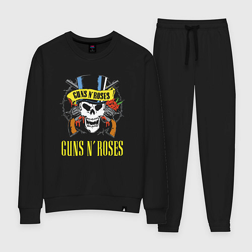 Женский костюм Guns n roses Skull / Черный – фото 1