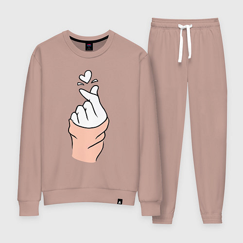 Женский костюм Hand click / Пыльно-розовый – фото 1