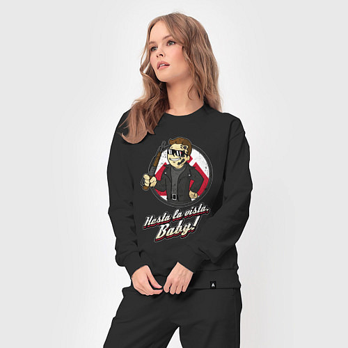 Женский костюм Vault boy - terminator / Черный – фото 3