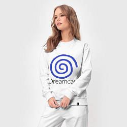 Костюм хлопковый женский Sega dreamcast, цвет: белый — фото 2