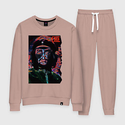 Костюм хлопковый женский Эрнесто Че Гевара - cool dude, цвет: пыльно-розовый