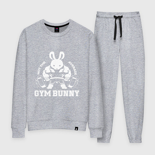 Женский костюм Gym bunny powerlifting / Меланж – фото 1