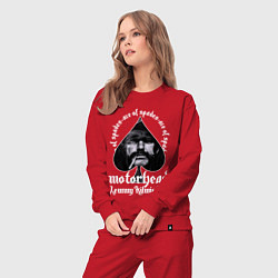 Костюм хлопковый женский Lemmy Motorhead, цвет: красный — фото 2