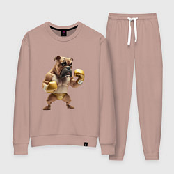 Женский костюм Собака занимается боксом