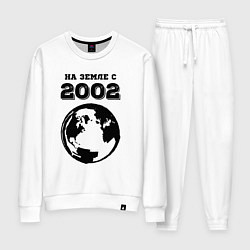 Костюм хлопковый женский На Земле с 2002 с краской на светлом, цвет: белый
