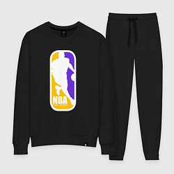 Костюм хлопковый женский NBA Kobe Bryant, цвет: черный