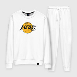 Костюм хлопковый женский Kobe Bryant laking, цвет: белый