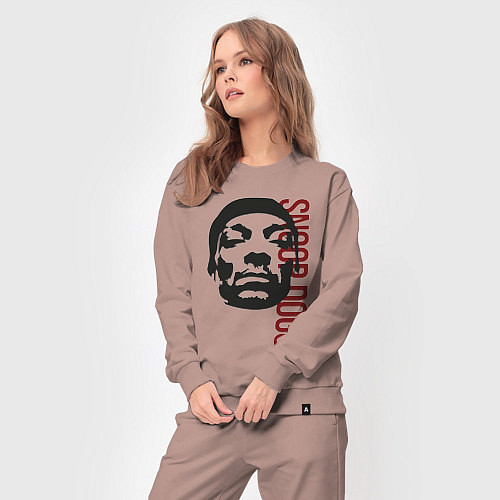 Женский костюм Репер Snoop Dogg / Пыльно-розовый – фото 3