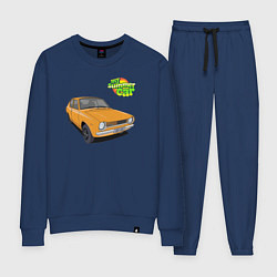 Костюм хлопковый женский My summer car yellow, цвет: тёмно-синий