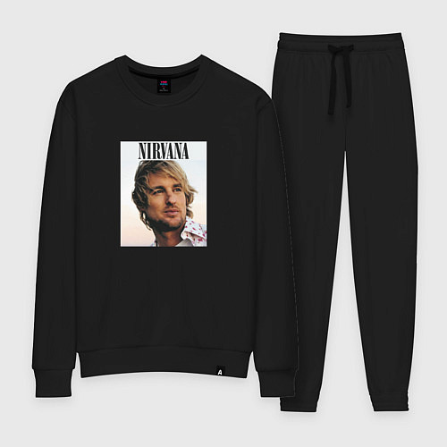 Женский костюм Nirvana Оуэн Уилсон пародия / Черный – фото 1