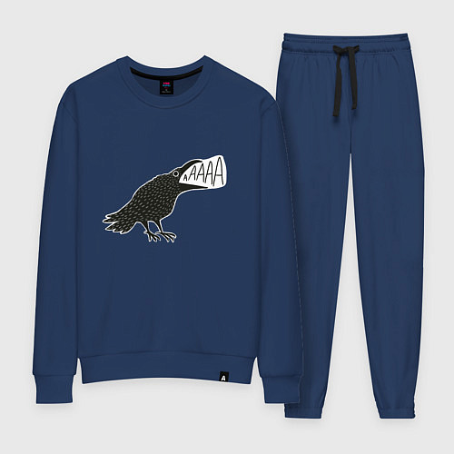 Женский костюм Кричащая ворона / Тёмно-синий – фото 1