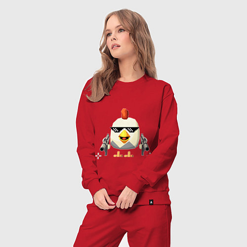 Женский костюм Чикен Ган / Красный – фото 3