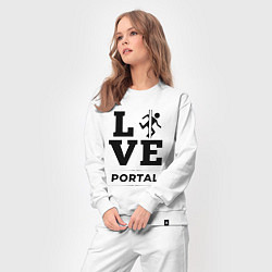 Костюм хлопковый женский Portal love classic, цвет: белый — фото 2