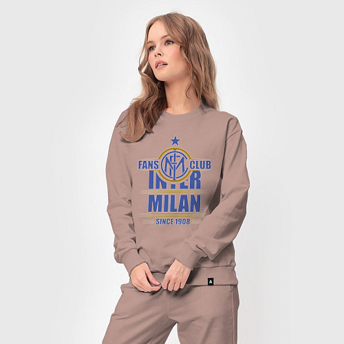 Женский костюм Inter Milan fans club / Пыльно-розовый – фото 3