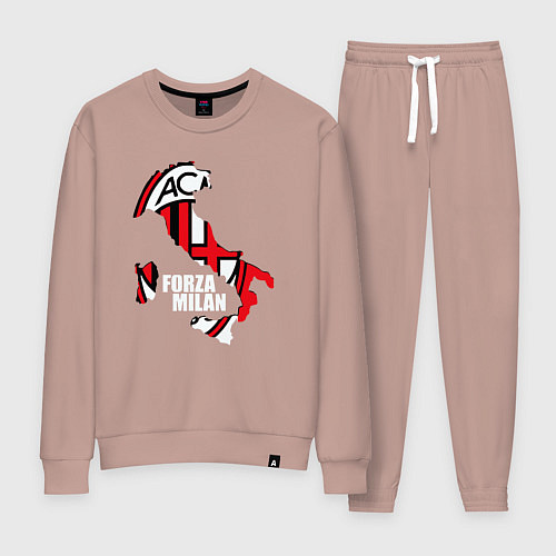 Женский костюм Forza Milan / Пыльно-розовый – фото 1