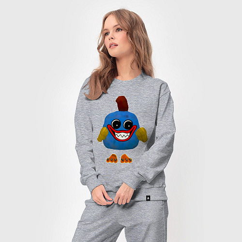 Женский костюм Хагги Вагги Chicken - Chicken Gun / Меланж – фото 3