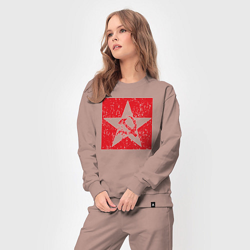 Женский костюм Star USSR / Пыльно-розовый – фото 3