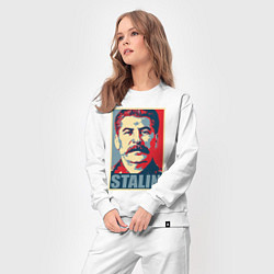 Костюм хлопковый женский Stalin USSR, цвет: белый — фото 2