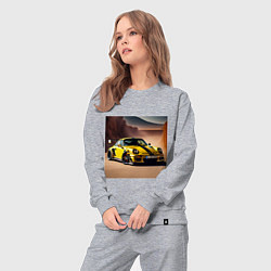 Костюм хлопковый женский Porsche 911, цвет: меланж — фото 2
