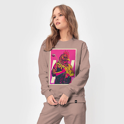 Женский костюм Dangerous Jacket / Пыльно-розовый – фото 3