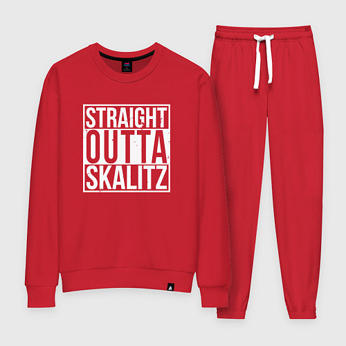 Женский костюм Straight outta Skalitz / Красный – фото 1