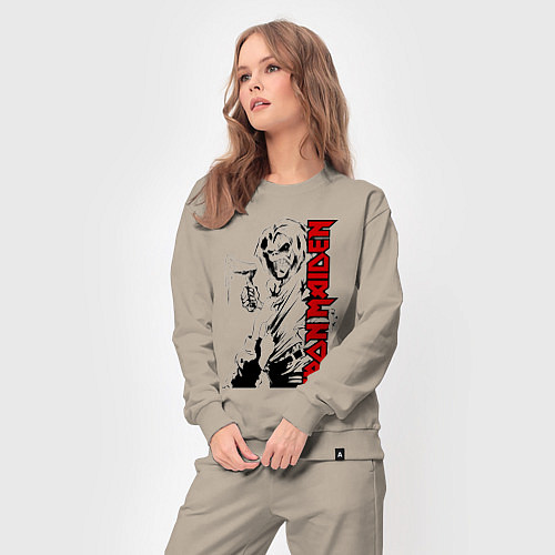 Женский костюм Iron maiden fans / Миндальный – фото 3