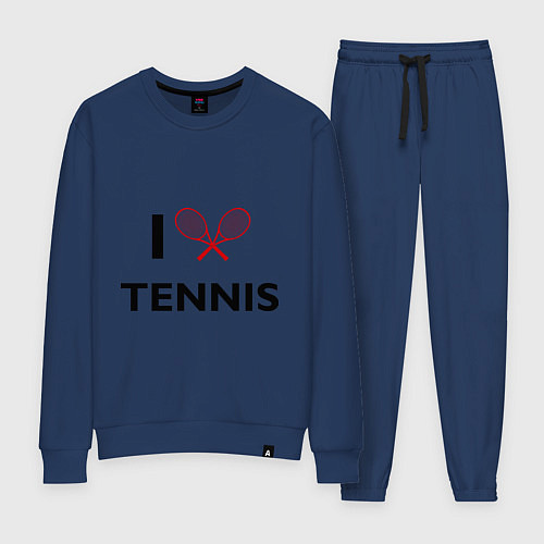 Женский костюм I Love Tennis / Тёмно-синий – фото 1