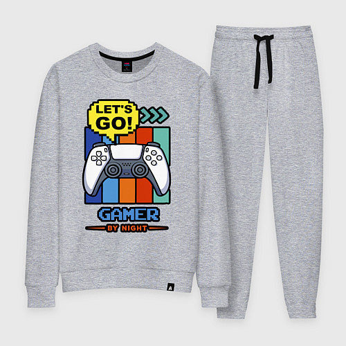Женский костюм Gamer by night / Меланж – фото 1