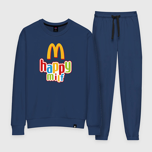 Женский костюм Happy MILF Любовь, счастье и свобода / Тёмно-синий – фото 1