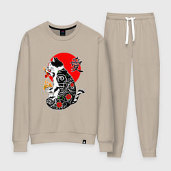 Женский костюм Котик - якудза и иероглиф