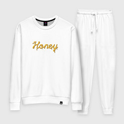 Женский костюм Медовый шрифт Honey