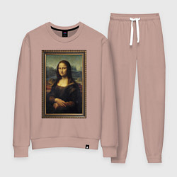 Костюм хлопковый женский Mona Lisa - original, цвет: пыльно-розовый