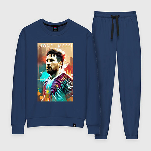 Женский костюм Lionel Messi - football - striker / Тёмно-синий – фото 1