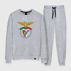 Костюм хлопковый женский Benfica club, цвет: меланж