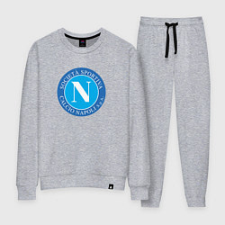 Костюм хлопковый женский Napoli fc sport, цвет: меланж