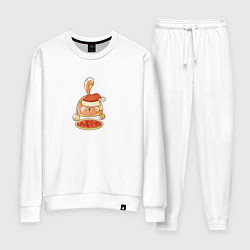 Женский костюм Рыжий кот с пиццей